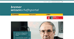 Desktop Screenshot of bremer-wissen.de